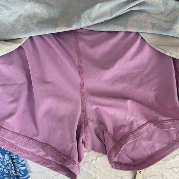 Lilly Pulitzer Luxleta Skort Blue and Pink Floral Print Size Large - Picture 10 of 10